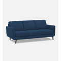 Adorn India Damian 3+1+1 5 Seater Sofa Set (Blue) (3 Year Warranty)