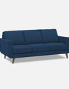 Adorn India Damian 3+1+1 5 Seater Sofa Set (Blue)