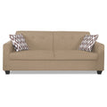 Adorn India Blazer Plus 3 Seater Sofa (Beige)