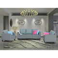 Straight line Plus Blossom 3+2+1 6 Seater Sofa Set (Grey)
