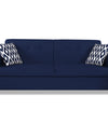 Adorn India Blazer Plus 3 Seater Sofa (Blue)