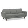 Adorn India Damian 3+2+1 6 Seater Sofa Set (Grey) (3 Year Warranty)