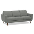 Adorn India Damian 3+1+1 5 Seater Sofa Set (Grey) (3 Year Warranty)