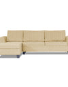 Adorn India Alexia Plus Decent L Shape 6 Seater Sofa Set (Left Hand Side) (Beige)