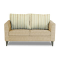 Adorn India Lawson Stripes 2 Seater Sofa (Beige)