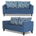 Sheldon Crafty 3+1+1 5 Seater Sofa Set with Centre Table (Blue)