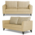 Tornado Bricks 3+1+1 5 Seater Sofa Set with Centre Table (Beige)