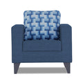 Straight line Plus Bricks 1 Seater Sofa (Blue)