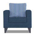 Straight Line Plus Stripes 1 Seater Sofa (Blue)