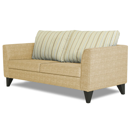Adorn India Lawson Stripes 3 Seater Sofa (Beige)