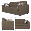 Adorn India Monteno Five Seater 3+2 Sofa Set (Brown) (3 Year Warranty)