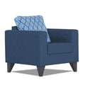 Straight line Plus Blossom 1 Seater Sofa (Blue)