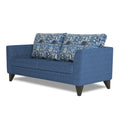 Adorn India Sheldon Crafty 3 Seater Sofa (Blue)