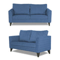 Adorn India Enzo Decent 3+2+1 6 Seater Sofa Set with Centre Table (Blue)