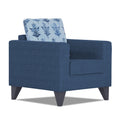 Straight line Plus Leaf 1 Seater Sofa (Blue)