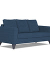 Adorn India Hallton Tufted 3 Seater Sofa (Blue)