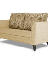 Adorn India Sheldon Crafty (3 Years Warranty) 2 Seater Sofa (Beige) Modern