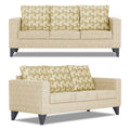 Straight line Plus Bricks 3+2+1 6 Seater Sofa Set (Beige)