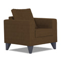 Straight Line Plus Decent 1 Seater Sofa (Brown)