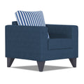 Straight Line Plus Stripes 1 Seater Sofa (Blue)