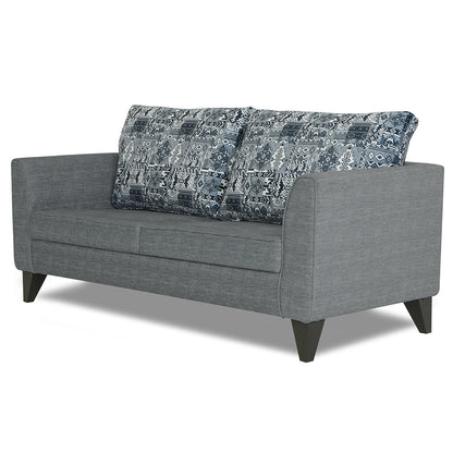 Adorn India Sheldon Crafty 3 Seater Sofa (Grey)