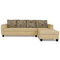 Raiden Crafty L Shape 6 Seater Sofa Set with Center Table (Right Hand Side) (Beige)