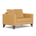 Adorn India Hallton Plain 2 Seater Sofa (Beige) (3 Year Warranty)