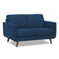 Adorn India Damian 3+2+1 6 Seater Sofa Set (Blue) (3 Year Warranty)