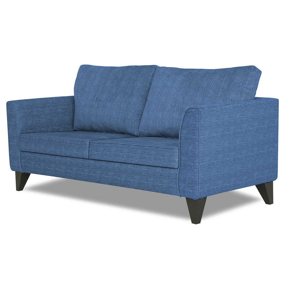 Adorn India Enzo Decent 3 Seater Sofa (Blue)