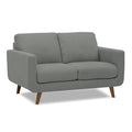 Adorn India Damian 2 Seater Sofa(Grey) (3 Year Warranty)