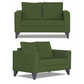 Adorn India Wood Hallton Plain 3+2 5 Seater Sofa Set (Green) (3 Year Warranty)