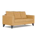 Adorn India Hallton Plain 3 Seater Sofa (Beige) (3 Year Warranty)