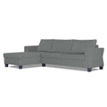 Adorn India Valencia Plus Decent L Shape 6 Seater Sofa Set (Left Hand Side) (Grey)