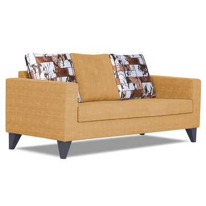 Adorn India Hallton Digitel Print Cushion 3 Seater Sofa (Beige)