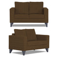 Straight Line Plus Decent 3+2+1 6 Seater Sofa Set (Brown)
