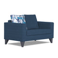 Adorn India Hallton Digitel Print 2 Seater Sofa (Blue) (3 Year Warranty)