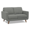 Adorn India Damian 3+2+1 6 Seater Sofa Set (Grey) (3 Year Warranty)