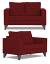 Adorn India Hallton Tufted 3+2+1 6 Seater Sofa Set (Maroon)
