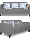 Adorn India Bladen 3-2 Five Seater Sofa Set (Grey)