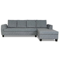 Raiden Decent Premium L Shape 6 Seater Sofa Set with Center Table (Right Hand Side) (Grey)
