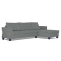 Adorn India Valencia Plus Decent L Shape 6 Seater Sofa Set (Right Hand Side) (Grey)
