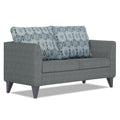 Adorn India Cortina Damask 2 Seater Sofa (Grey)
