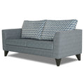 Adorn India Tornado Bricks 3 Seater Sofa (Grey)