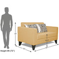 Adorn India Bladen 2 Seater Sofa (Beige)