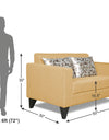 Adorn India Bladen 2 Seater Sofa (Beige)