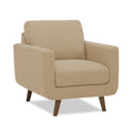 Adorn India Damian 3+1+1 5 Seater Sofa Set (Beige)(3 Year Warranty)