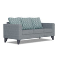 Adorn India Straight line Plus Blossom 3 Seater Sofa (Grey) (3 Year Warranty)