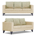 Straight line Plus Blossom 3+2+1 6 Seater Sofa Set (Beige)