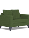 Adorn India Hallton Tufted 2 Seater Sofa Set (Green)