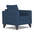 Adorn India Hallton Tufted 1 Seater Sofa (Blue) (3 Year Warranty)
